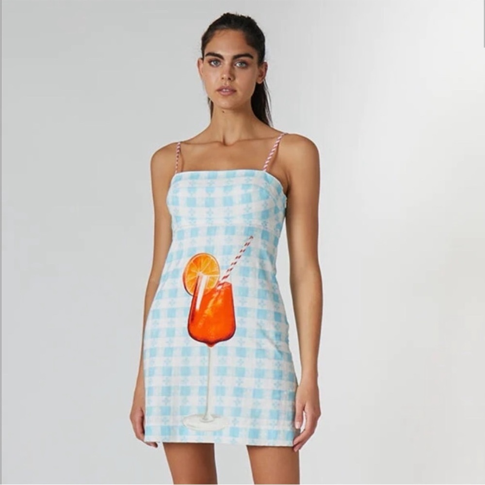 Rachel Antonoff Gwen Mini Dress in Spritz Size 2